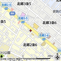 株式会社リブネット　北海道周辺の地図