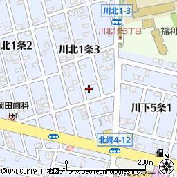 赤帽東札幌運送周辺の地図