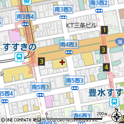 和食×ビストロ あずましや すすきの店周辺の地図