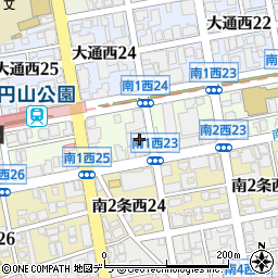 お宝本舗えびすや札幌円山店周辺の地図