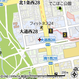 ライフフーズ株式会社　札幌営業所周辺の地図