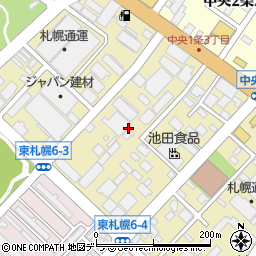 前側石油株式会社　札幌支店白石油槽所周辺の地図