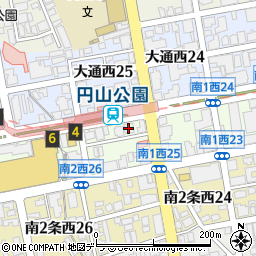 北星信用金庫円山支店周辺の地図