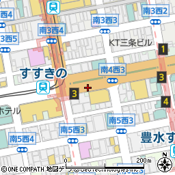 北海道札幌市中央区南４条西3丁目周辺の地図