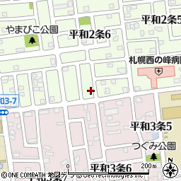 北海道札幌市西区平和２条6丁目5-7周辺の地図