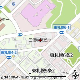 札幌三信倉庫株式会社　本社事業部中央センター周辺の地図