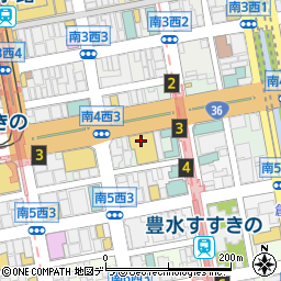 メルキュールホテル札幌周辺の地図