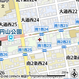 北洋銀行円山公園支店周辺の地図