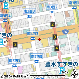 創作居酒屋 札幌灯 すすきの駅前店周辺の地図