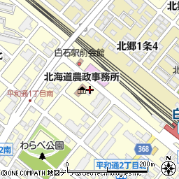 株式会社いわせき　札幌支店周辺の地図