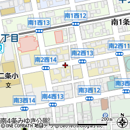 北海道札幌市中央区南２条西13丁目周辺の地図