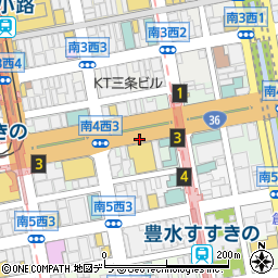 北海道札幌市中央区南４条西2丁目周辺の地図