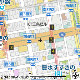 かに将軍札幌本店周辺の地図