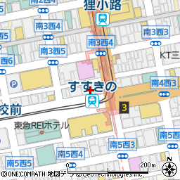 サイゼリヤ 札幌すすきの交差点店周辺の地図