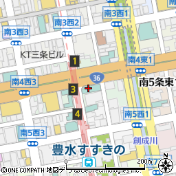 セブンイレブン札幌南４条西１店周辺の地図