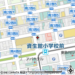 ホテルニューバジェット札幌周辺の地図