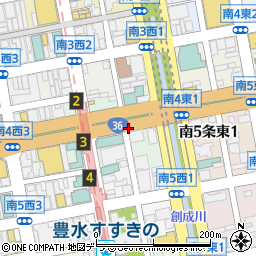 北海道札幌市中央区南４条西1丁目周辺の地図