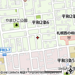 北海道札幌市西区平和２条6丁目5-20周辺の地図