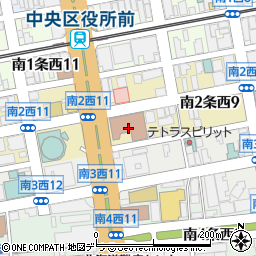札幌狸小路市街地住宅周辺の地図