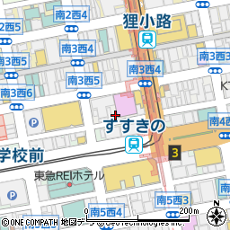北○ きたまる 札幌本店周辺の地図