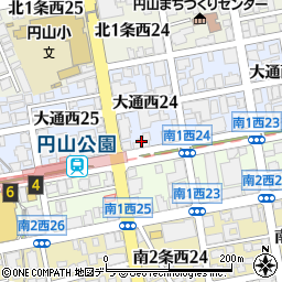 ライオンズマンションＬＭ円山公園管理員室周辺の地図