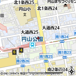 八天庵 円山支店周辺の地図