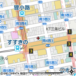 韓国酒場 韓シャ韓ゲキ すすきの店周辺の地図