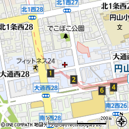 くもん円山公園駅前教室周辺の地図