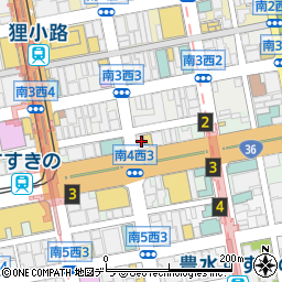 北海道札幌市中央区南４条西2丁目14周辺の地図