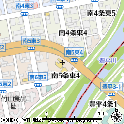 アールベルアンジェ札幌周辺の地図