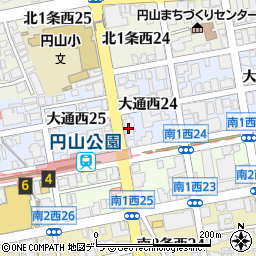 株式会社ユニバーサル・エステート　円山店周辺の地図