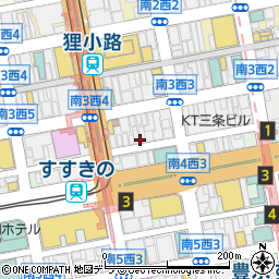 北海道しゃぶしゃぶ ポッケ 本店周辺の地図