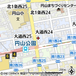 ライオンズマンションＬＭ円山公園第３管理員室周辺の地図