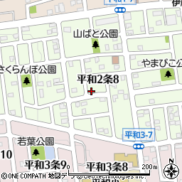 北海道札幌市西区平和２条8丁目7-10周辺の地図