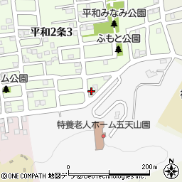 北海道札幌市西区平和２条2丁目10-8周辺の地図