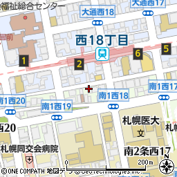 北海道鍼灸師会（公益社団法人）周辺の地図