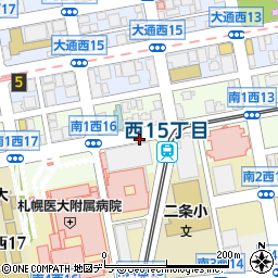 NTT東日本札幌病院 レストランちょっと周辺の地図