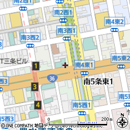 北海道札幌市中央区南４条西1丁目15周辺の地図