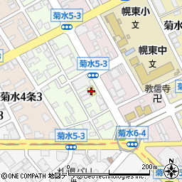 久月札幌店周辺の地図