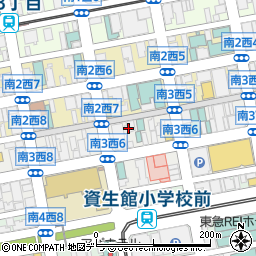 鮨処 西鶴 狸小路店周辺の地図