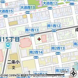 札幌南一条病院周辺の地図
