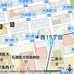リパーク札幌医大前駐車場周辺の地図