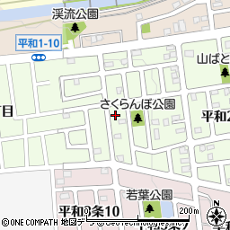 北海道札幌市西区平和２条9丁目8-24周辺の地図