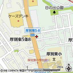 郡リース　札幌支店周辺の地図