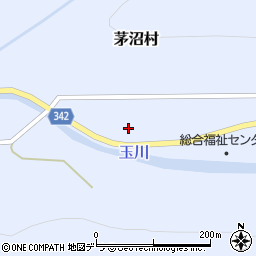 北海道古宇郡泊村茅沼村玉の川周辺の地図