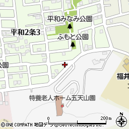 北海道札幌市西区平和２条2丁目10-1周辺の地図