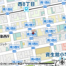 カースタレンタカー札幌中央南２条店周辺の地図