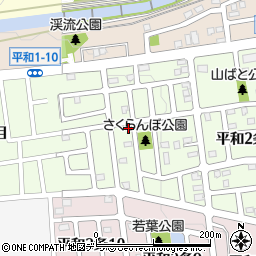 北海道札幌市西区平和２条9丁目8-1周辺の地図