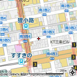 てもみん　札幌地下街ポールタウン店周辺の地図