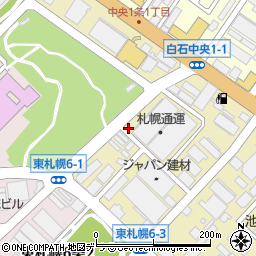 札幌通運周辺の地図